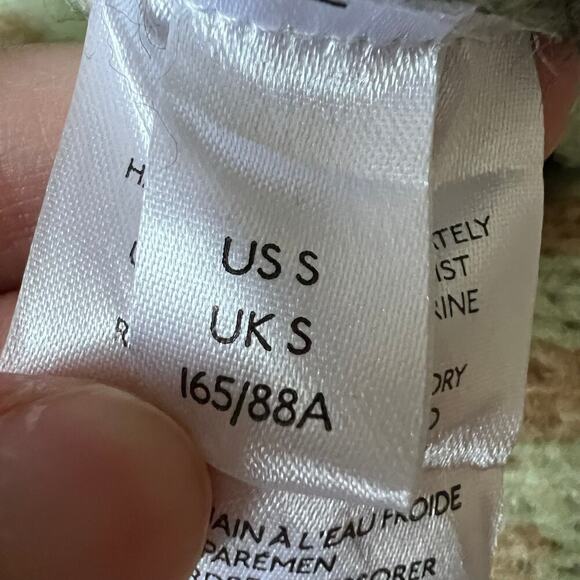 NWT Anthropologie Green Fair Isle Turtleneck Oversized Winter Holiday Sweater S - Picture 12 of 14